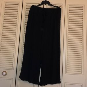 aerie very wide leg lounge pants